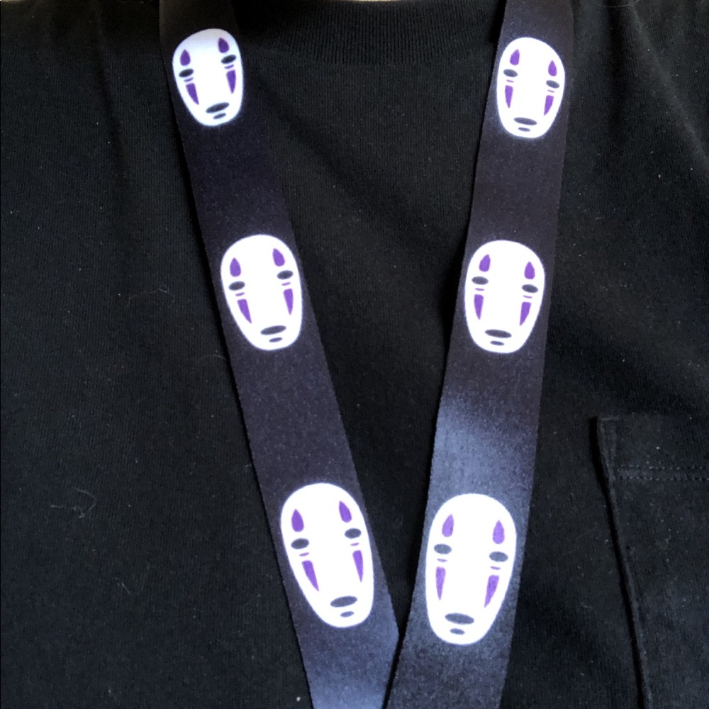 Studio Ghibli Spirited Away No Face Lanyard
